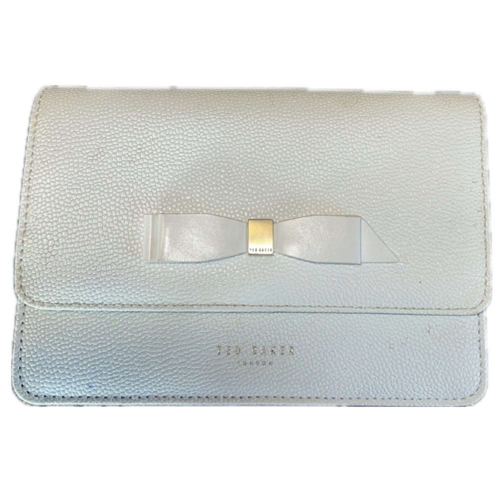 Ted Baker Cream Crossbody with Bow Accent